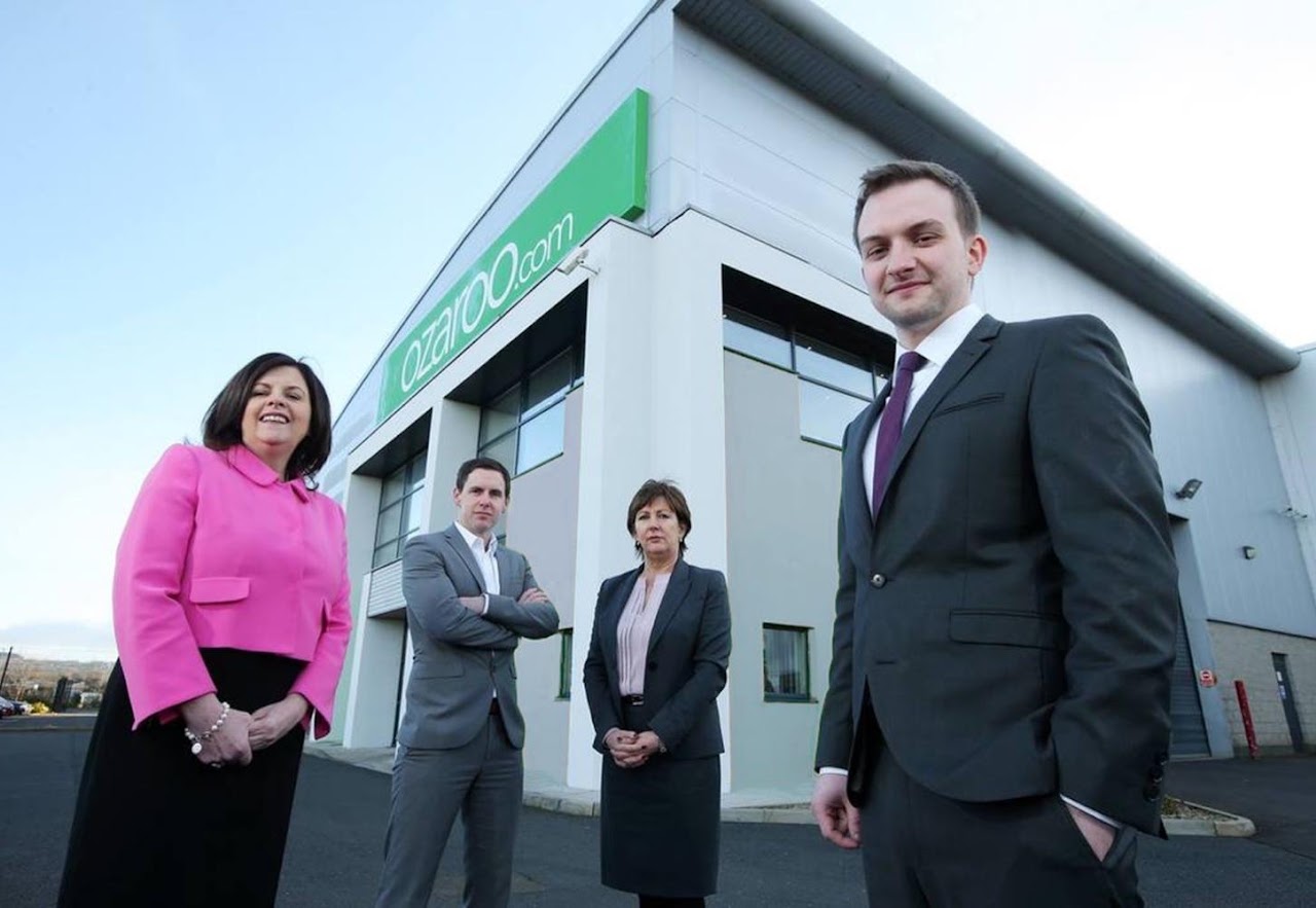 The Ozaroo team outside an earlier distribution centre